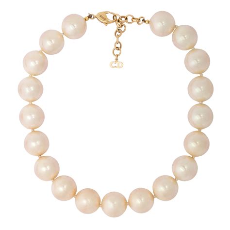 dior 1950 pearl necklace for sale|christian dior jewelry.